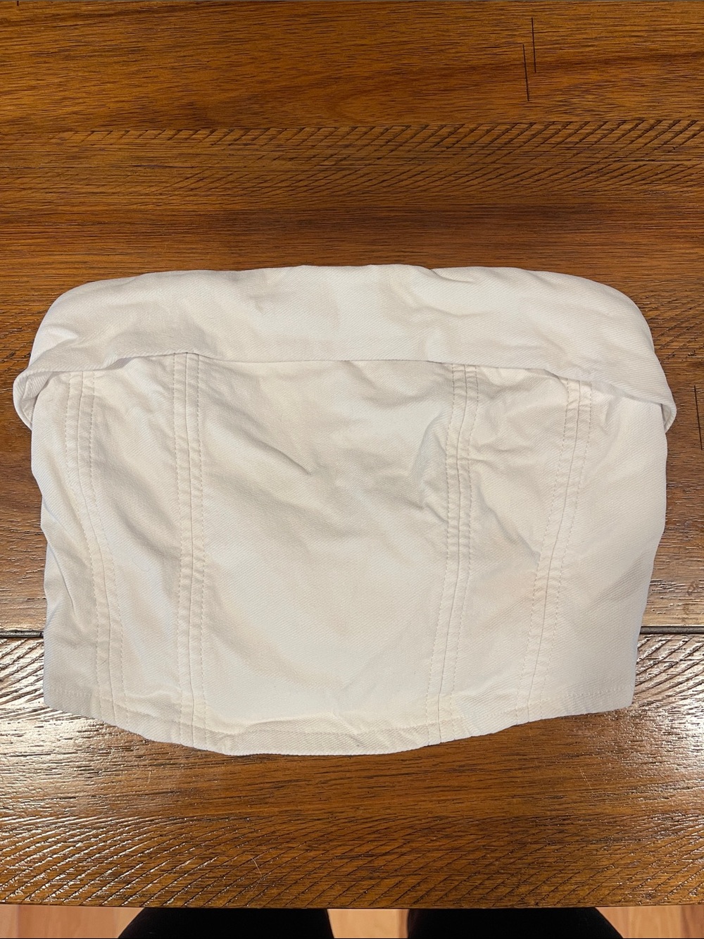 Wild fable White Denim Tube Top, worn once